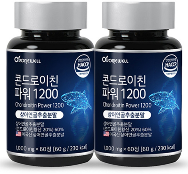 로니웰 콘드로이친 파워 1200, 60g, 2개