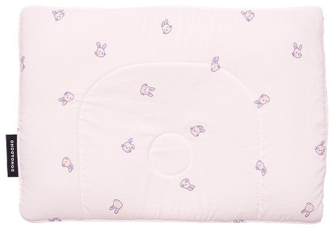 도노도노 유아용 양면 태열 베개, 베이비 바니