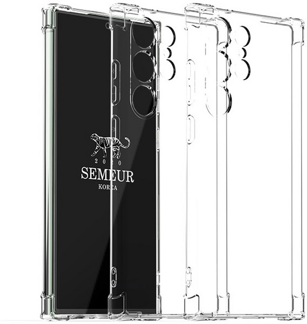 스메르 플레인가드 풀범퍼 투명젤리 휴대폰 케이스 3p