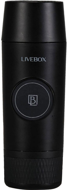 라이브박스 포터블 커피머신 에스프레소 메이커, PE11820, 블랙