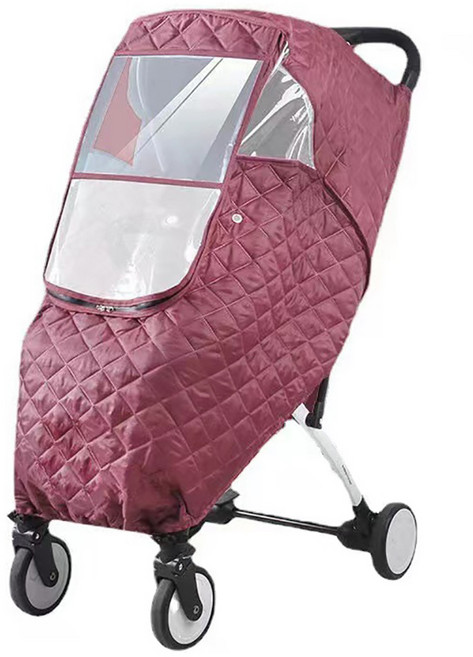 유모차방풍커버, 레드, 1개
