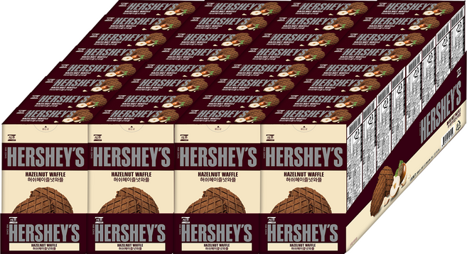 서주 허쉬 헤이즐넛 와플, 55g, 32개