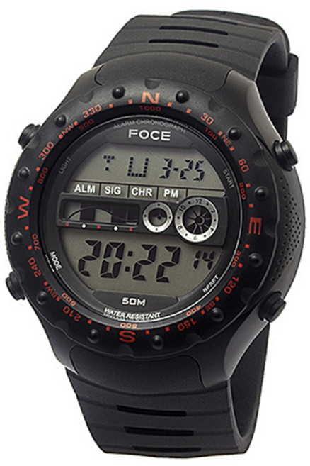 포체디지털 우레탄 밴드 전자 스포츠 시계