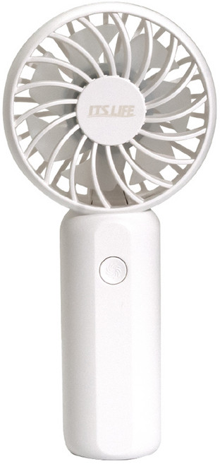 이츠라이프 휴대용 핸디 미니 선풍기, ITS-FAN01, 화이트