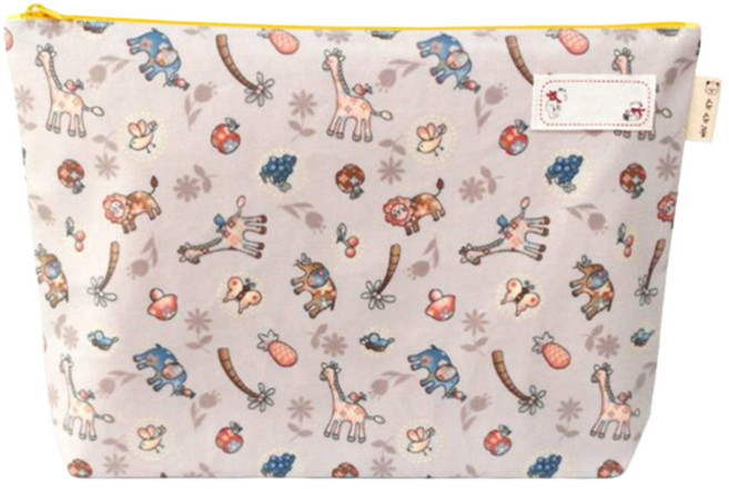 슈슈룸 양면방수 식판파우치, 동물