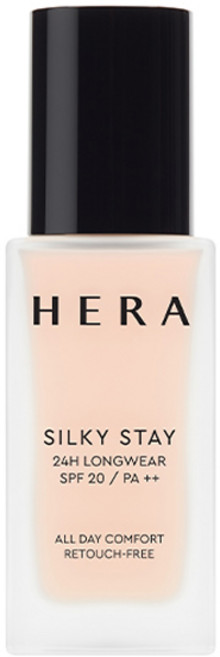 헤라 실키 스테이 24아워 롱웨어 파운데이션 30g, 1개, 17C1 페탈아이보리