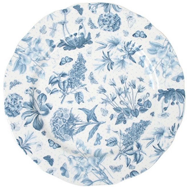 포트메리온 보타닉블루 라운드 디쉬, 혼합색상, 1개