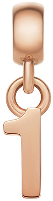 다니엘웰링턴 여성용 NUMBERS CHARM 숫자 1 목걸이 펜던트 + 케이스 세트