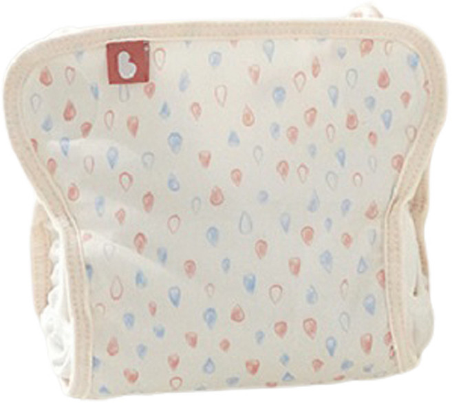 밤부베베 맘편한 일체형 방수 천 기저귀 S, 멜로우 핑크, 1개