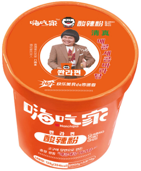 하이치쟈 쏸라펀 매콤새콤 마라탕 128g, 6개