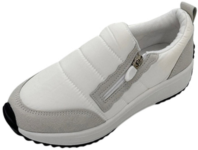 콤마슈 발편한 통굽 패딩 슬립온 SD608