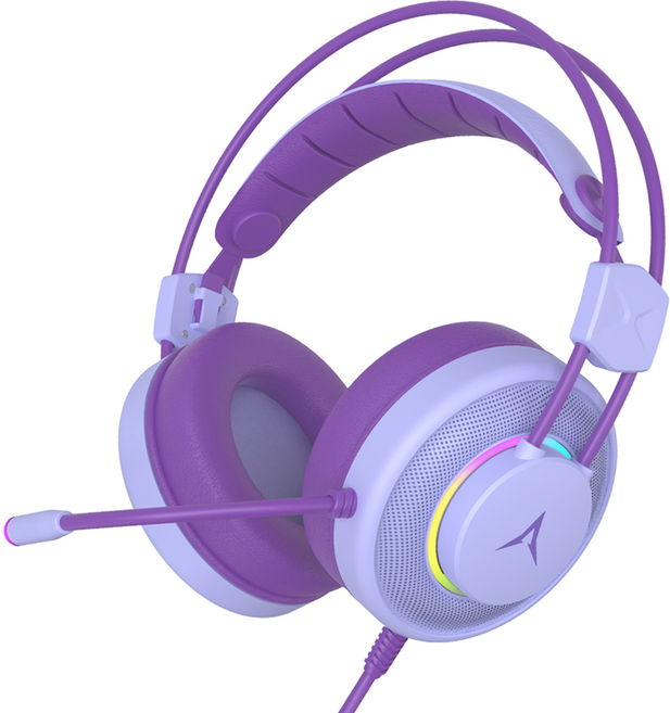 앱코 진동 게이밍 헤드셋, N800 Lilac, 라일락