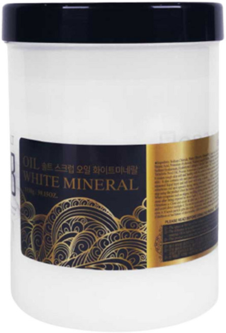 에스테소피 화이트 미네랄 오일 솔트 바디스크럽, 1개, 1.11kg