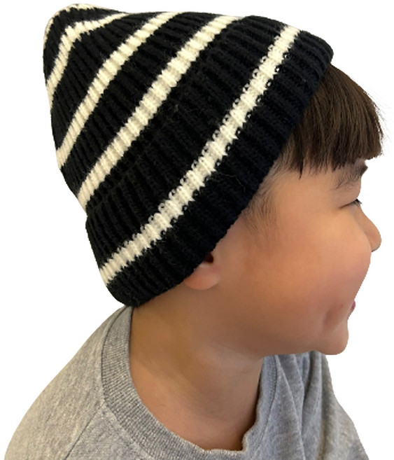 키즈트리 아동용 스트라이프 니트 비니 DM-143