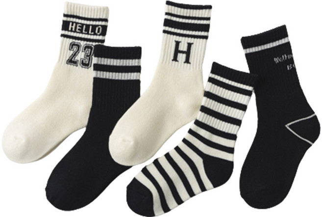 아이뿜 아동용 헬로우 스포츠 겨울 방한 아동양말 5종 세트 H65