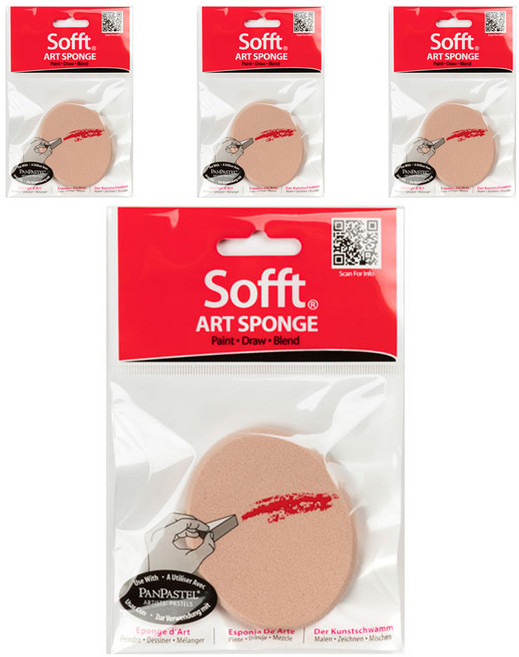 신한화구 소프트 아트 스펀지 Round 4p, 1개