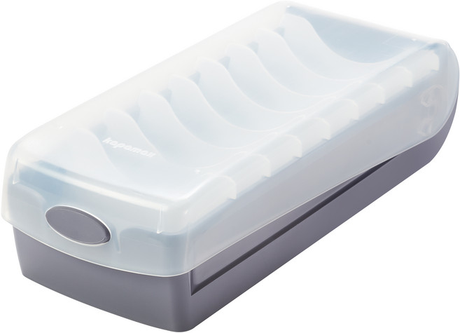 카파맥스 슬라이드 명함 박스 진회색, 1단, 1개