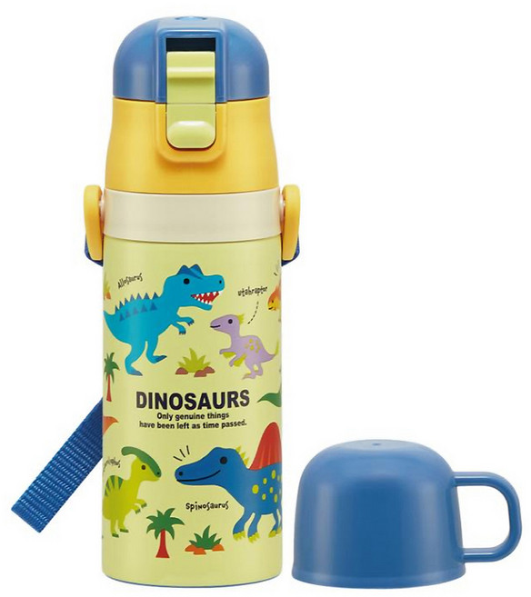 스케이터 진공 이중보틀 + 뚜껑 2종 세트 SKDC3, 공룡, 1세트