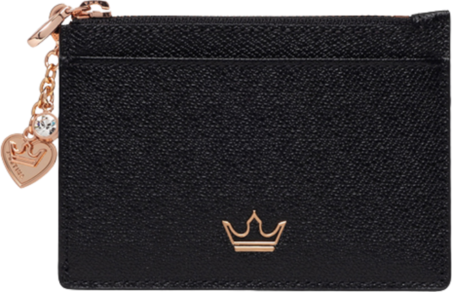 제이에스티나 백 TRUEDY 탑지퍼 카드지갑 JSTCSF9AF225BK010 + 쇼핑백