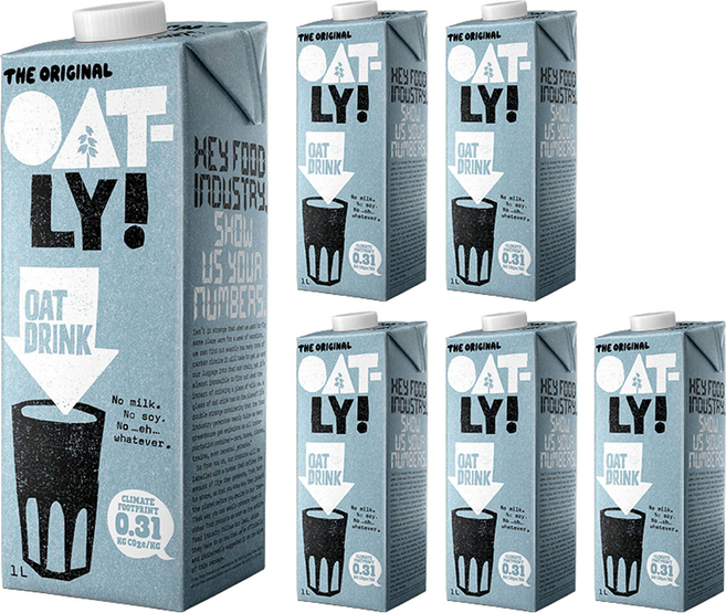 오틀리 귀리음료 오리지널, 6개, 1L