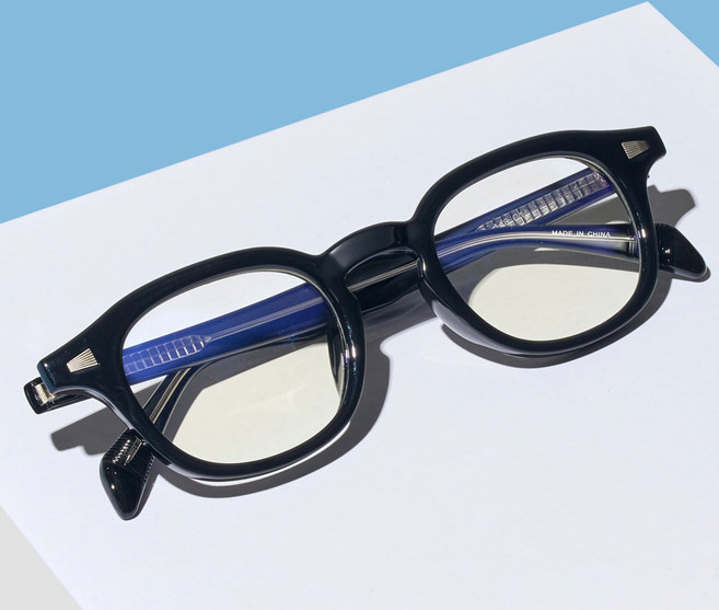 베이마 남자 여자 가벼운 명품 아넬형 검정 투명 패션 TR뿔테 9000