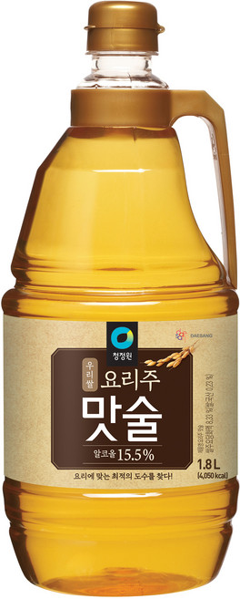 청정원 우리쌀 요리주 맛술, 1.8L, 1개