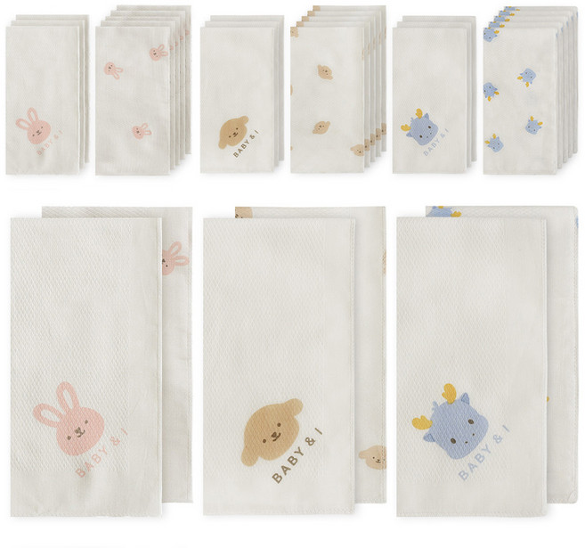 베이비앤아이 순면 손수건 30P