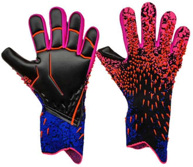 히즈플랜 성인 골키퍼 축구용장갑 양손 세트, 레드, 1세트