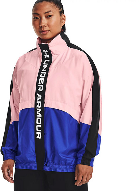 UNDER ARMOUR 安德瑪 女款 UA RUSH 編織寬鬆版型夾克 1369847-647