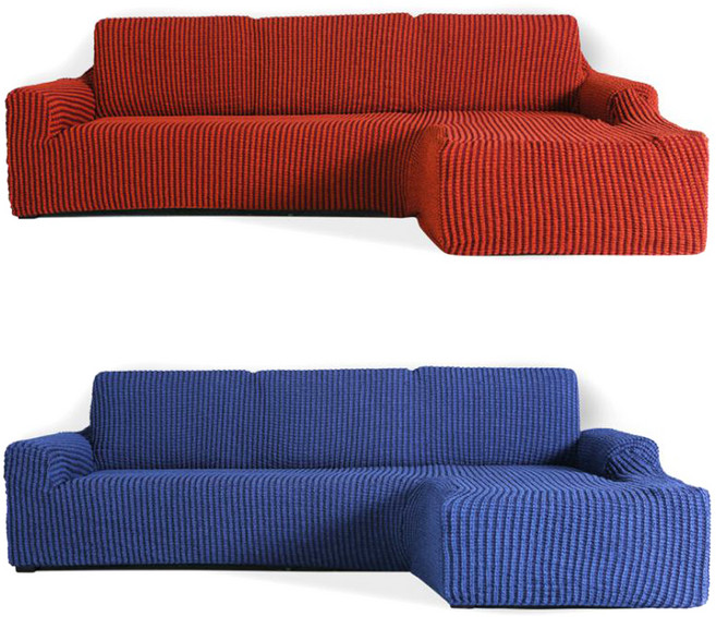 소파스킨스 골든 소파 커버 2종 세트, 레드와인, 마린블루, 1세트