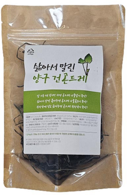 도담들 삶아서 말린 양구 건곤드레, 30g, 1개