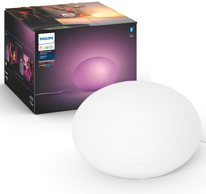 필립스휴 플러리쉬 테이블 램프 스마트 무드등, 화이트