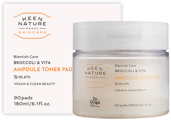 닥터올가 브로콜리&비타앰플 토너 패드 180ml, 1개, 90매입