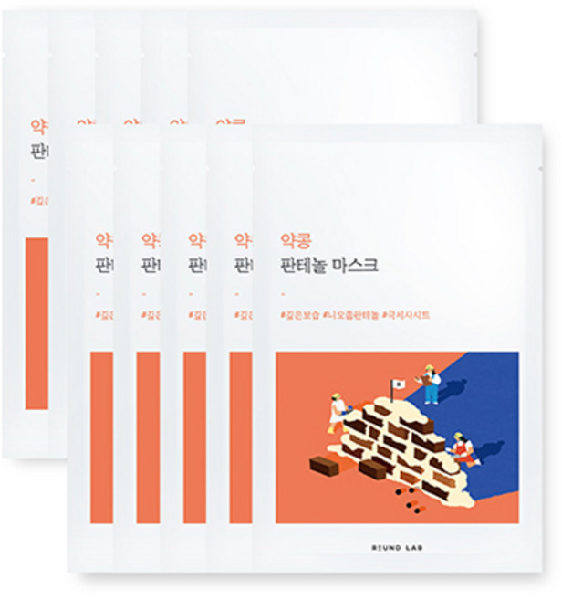 라운드랩 약콩 판테놀 마스크 25ml, 1개입, 10개