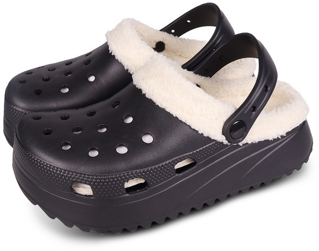 슈퍼카미트 리커버리 무중력 쿠션 방한 털 샌들