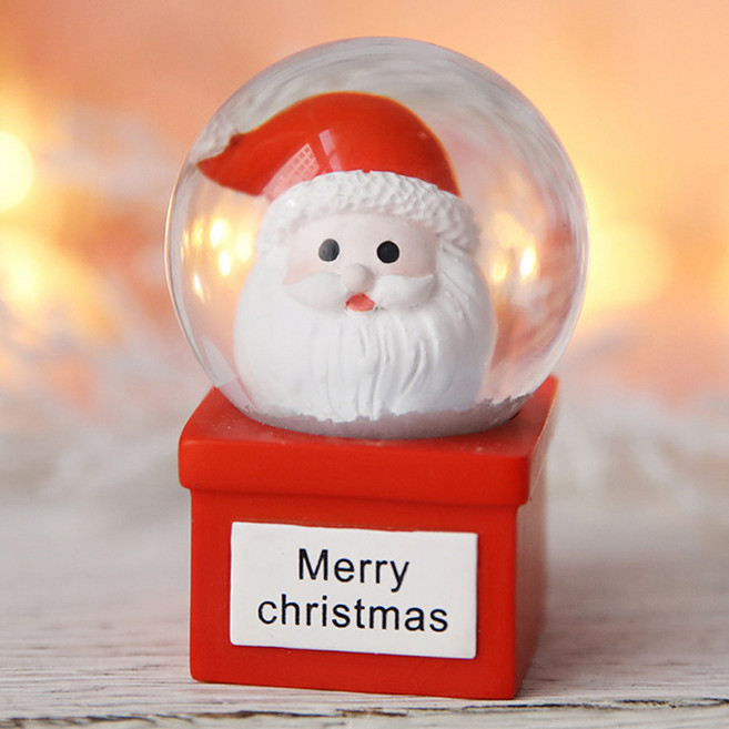 Belle 預備聖誕節雪球 紅色聖誕老人, 紅色 + 白色