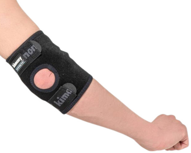 키모니 네오맥스 슬림 팔꿈치보호대 엘보밴드 KNP9220, 1개