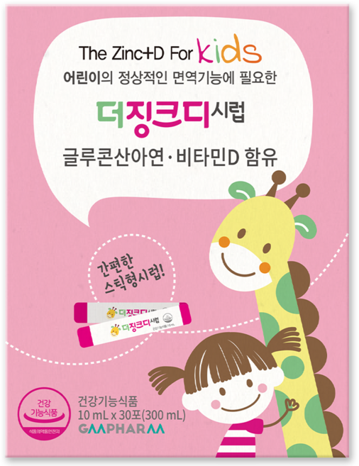 지엠팜 유아용 더징크디시럽 30p, 300ml, 1박스