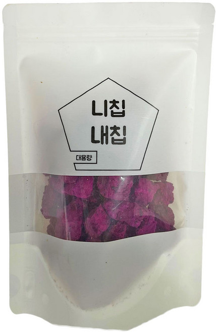 동결건조 달콤하고 바삭한 말린 빨간 용과 큐브형, 60g, 1개