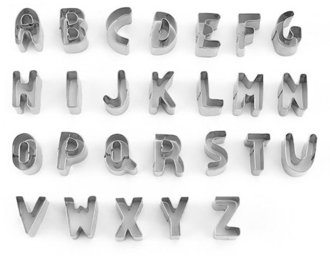 큐트미 영문 쿠키햄커터 26p + 케이스 세트 MP359, 1세트