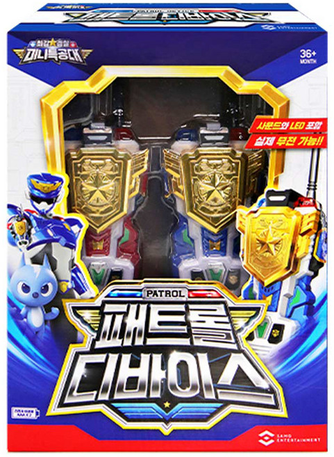 미니특공대 최강경찰 패트롤 디바이스 로봇장난감, 혼합색상, 1개