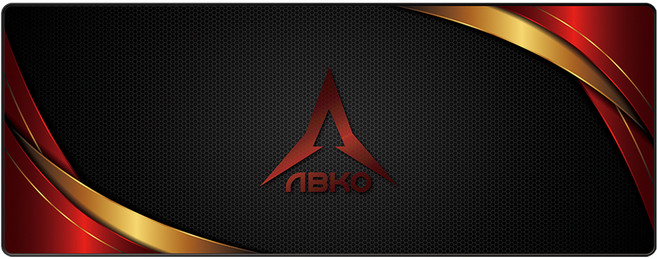 앱코 샤이닝 방수 게이밍 장패드, 혼합색상, 1개