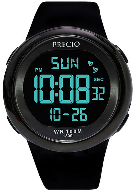 프레시오 스포츠 방수 전자 손목시계 1809