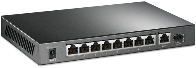 티피링크 PoE+ 10포트 기가비트 데스크톱 스위칭허브, 1개