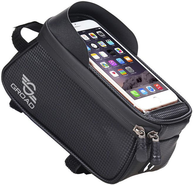 지로드 방수 자전거가방, 블랙, 1개