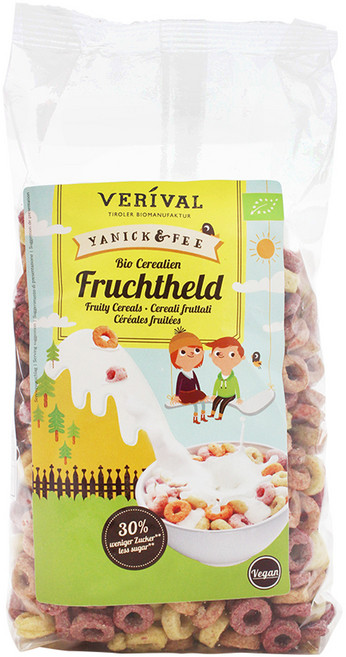 베리발 아동용 유기농 프룻링 시리얼, 300g, 1개