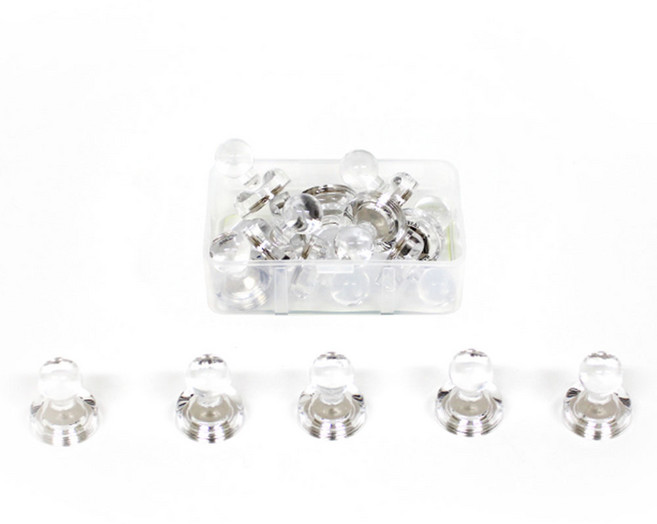 칼라 체스 자석홀더 XS 10p, 투명, 1개