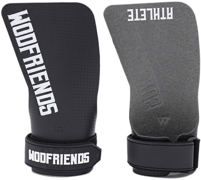 와드프렌즈 애슬릿그립 크로스핏 손바닥보호대 좌우세트 WFCAG, 블랙, 1세트