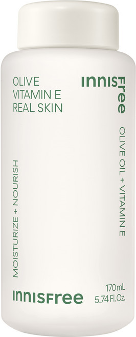 [비건뷰티] 이니스프리 올리브 비타민 E 리얼 스킨, 170ml, 1개