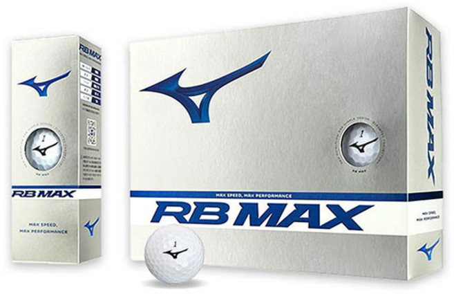 미즈노골프 골프공 3피스 NEW RB MAX, 화이트, 12개입, 1개